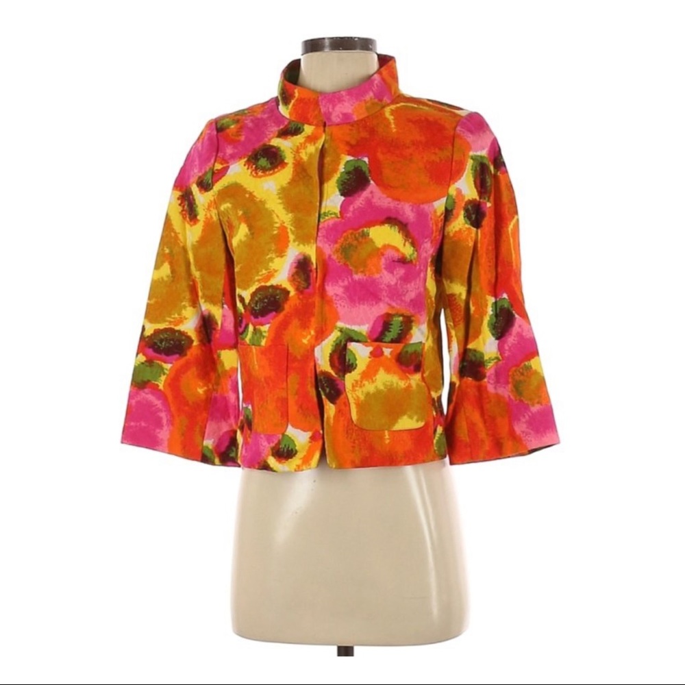 Artsy Floral Multi Color Jacket